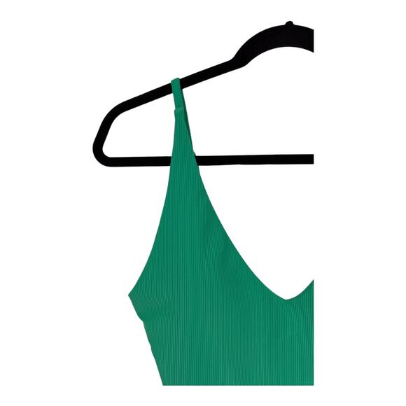 Beach Riot Reese rib one piece swimsuit green size Large L - Picture 3 of 7
